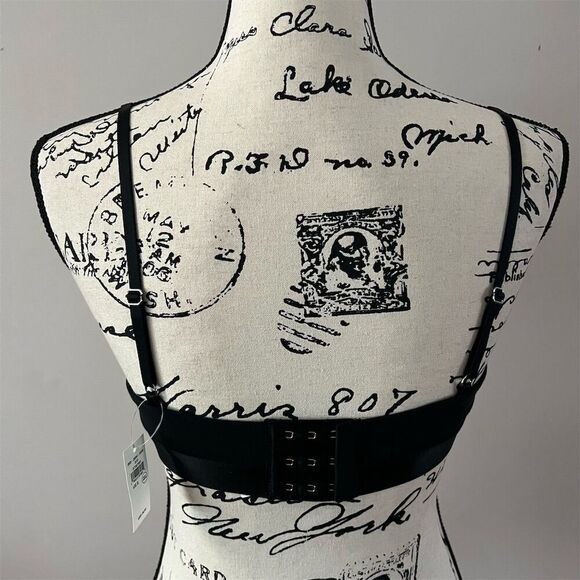 Aerie Women's Black Strappy Bralette Size Standard xl Adjustable Straps - Picture 4 of 9